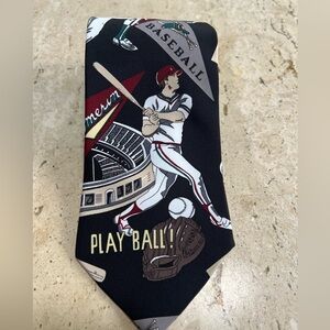 Vintage American Sports “Play Ball” Baseball Tie